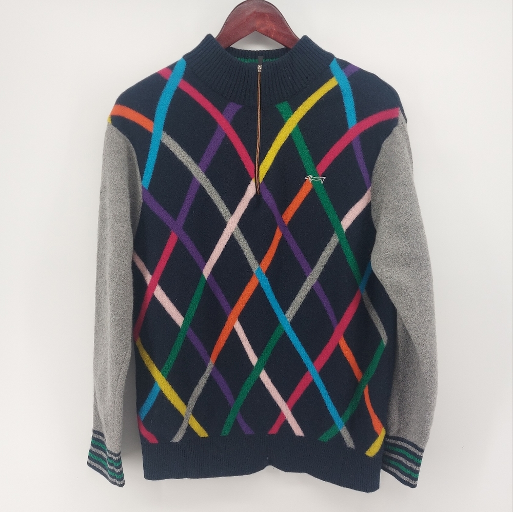 Louis Castel Wool 1/4 zip Sweater
